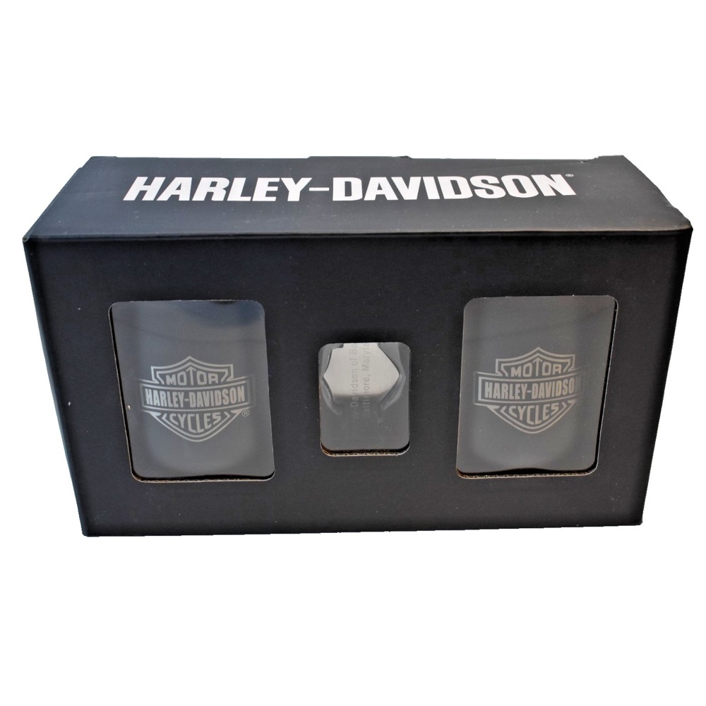 Harley Davidson of Baltimore 12oz Tumbler 2 Pack with Bottle Opener Engraved
